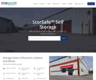 Storsafe.com(StorSafe Self Storage) Screenshot