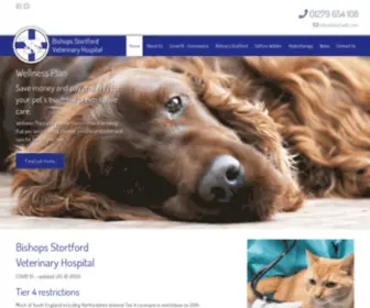 Stortvet.com(Home from Bishops Stortford Vet Hospital) Screenshot