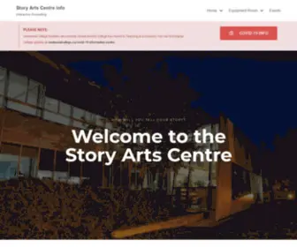 Storyartscentre.info(Interactive Storytelling) Screenshot