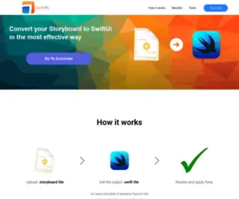 Storyboard2Swiftui.com(Storyboard to SwiftUI Converter) Screenshot
