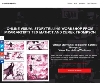 Storyboardart.org(The Art of Visual Storytelling) Screenshot