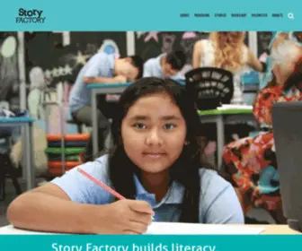 Storyfactory.org.au(Story Factory) Screenshot