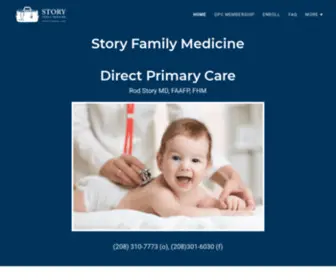 Storyfamilymed.com(Story Family Medicine in Moscow) Screenshot