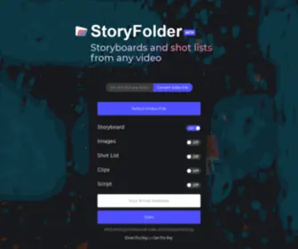 Storyfolder.com(Cinematography App) Screenshot