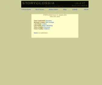 Storyglossia.com(Storyglossia) Screenshot