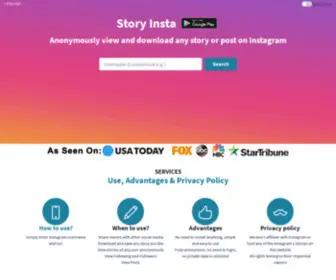 Storyinsta.com(Story Insta) Screenshot