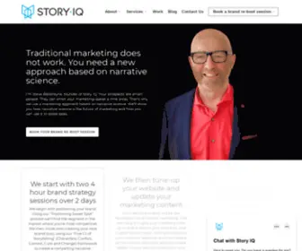 Storyiq.co.nz(Strategic storytelling for business) Screenshot