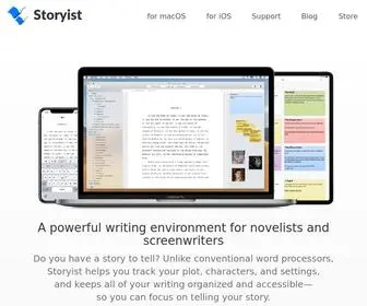 Storyist.com(Storyist) Screenshot