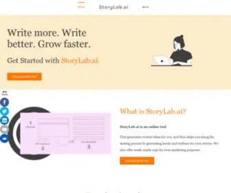 Storylab.ai(Write more) Screenshot
