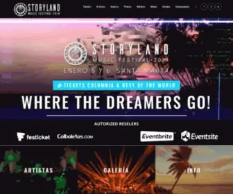 Storyland.com.co(Storyland Music Festival) Screenshot