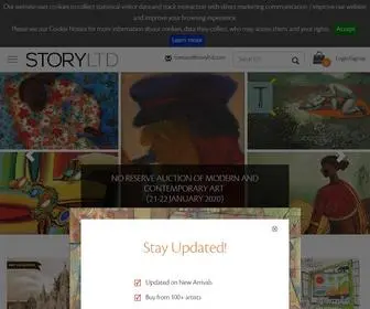 Storyltd.com(Online Art Gallery) Screenshot