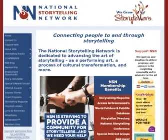 Storynet.org(National Storytelling Network) Screenshot
