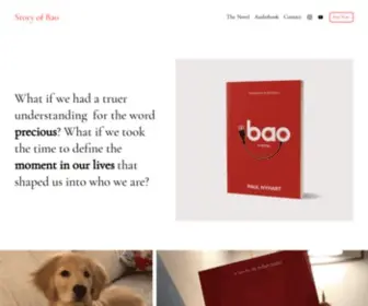 Storyofbao.com(Story of Bao helps you discover what's precious) Screenshot