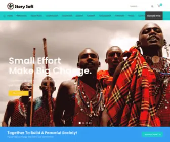 Storysafi.org(Story Safi Initiative) Screenshot