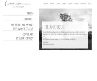 Storyscapejournal.com(Poetry) Screenshot