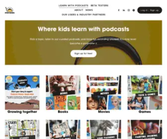 Storyskimo.com(Podcasting platform for children Storyskimo) Screenshot