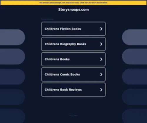 Storysnoops.com(Storysnoops) Screenshot