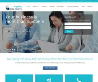 Storytellingbeancounter.com(The Storytelling BeanCounter) Screenshot