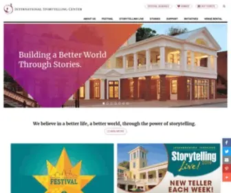 Storytellingcenter.net(The International Storytelling Center) Screenshot