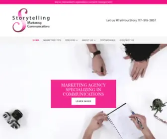 Storytellingmarketingcommunications.com(STORYTELLING MARKETING AND CONSULTING) Screenshot