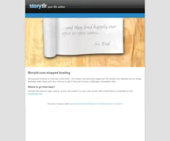 Storytlr.com(Storytlr open source) Screenshot