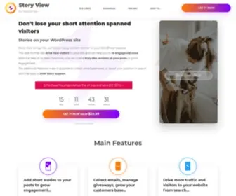 Storyviewplugin.com(Stories on your WordPress blog) Screenshot