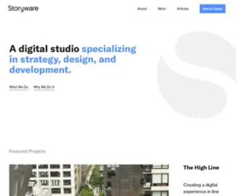 Storyware.us(Charlottesville Web Design & WordPress Development) Screenshot