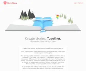 Storywars.net(Collaborative writing) Screenshot