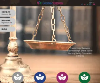 Stotlerhayes.com(Providing Legal assistance to Health Care Providers) Screenshot