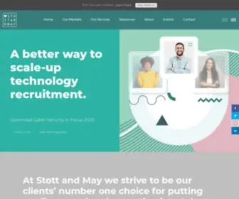 Stottandmay.com(Technology recruitment without compromise) Screenshot