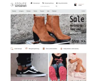 Stoute-Schoenen.nl(Online schoenen kopen) Screenshot