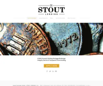 Stoutlending.com(STOUT LENDING) Screenshot