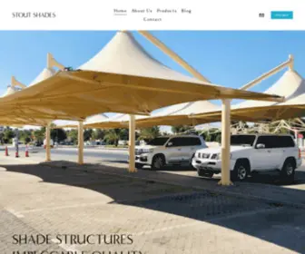 Stoutshades.com(Car Parking Shades in Dubai & Abu Dhabi) Screenshot