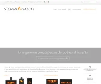 Stovax.fr(Stovax & Gazco) Screenshot