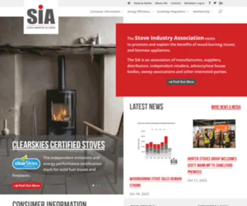 Stoveindustryalliance.com(Stove Industry Alliance) Screenshot