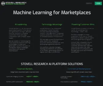 Stovellresearch.com(Stovell AI Systems) Screenshot