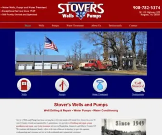 Stoverswellsandpumps.com(Water Well Drilling and Pump Repair) Screenshot