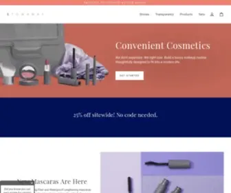 Stowawaycosmetics.com(Stowaway Cosmetics) Screenshot
