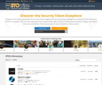 Stowise.com(Security Token Offerings & Global Tokenized Assets Ecosystem) Screenshot