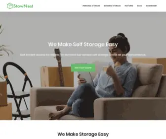 Stownest.com(Storage Services in Bangalore) Screenshot