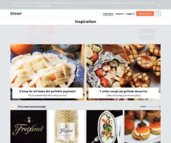 Stowr.se(Samla alla dina recept på ett ställe) Screenshot