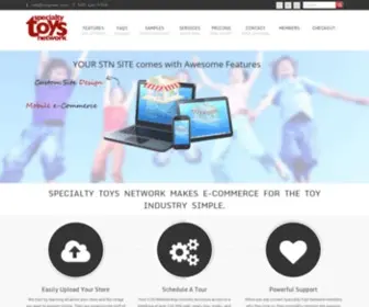 Stoysnet.com(Specialty Toys Network) Screenshot