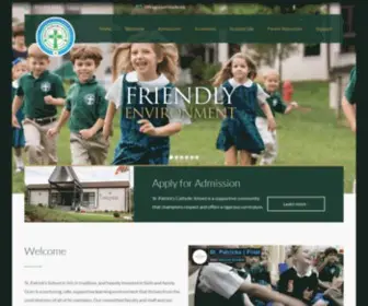 Stpatrickadw.org(A Catholic school deeply rooted in service) Screenshot