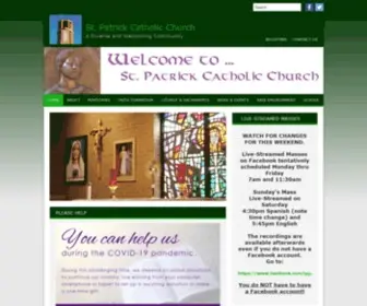 Stpatrickdallas.org(Saint Patrick Catholic Church) Screenshot