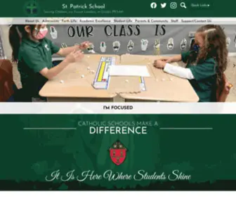 Stpatrickschoolcc.org(St. Patrick Catholic School) Screenshot