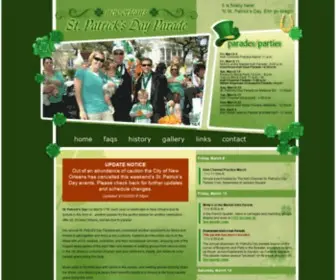 Stpatricksdayneworleans.com(St. Patrick's Day) Screenshot