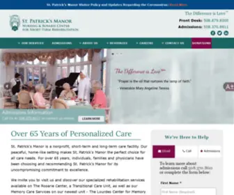 Stpatricksmanor.org(St. Patrick's Manor) Screenshot