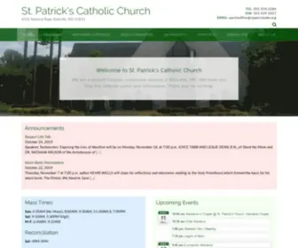Stpatricksmd.org(Patrick Catholic Church) Screenshot