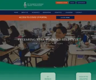 Stpatschoolag.com(Patrick Catholic School) Screenshot