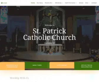 Stpatsonalaska.com(St. Patrick Catholic Church) Screenshot